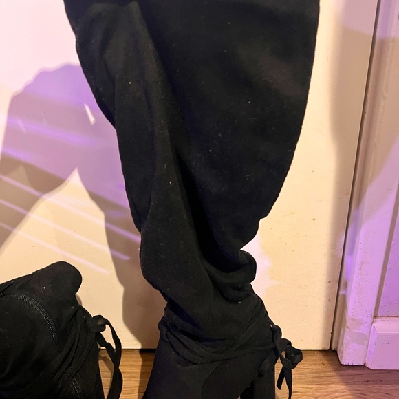 Aisha Lace up slouchy boots - Picture 4 of 4